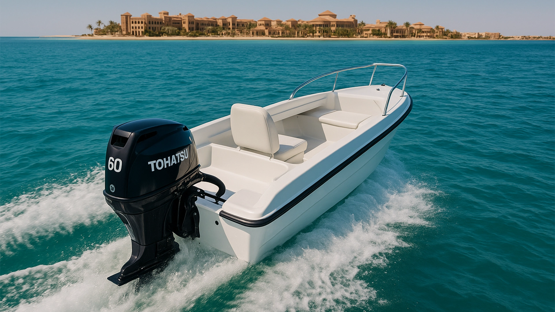 Tohatsu Marine Engine on Ocean